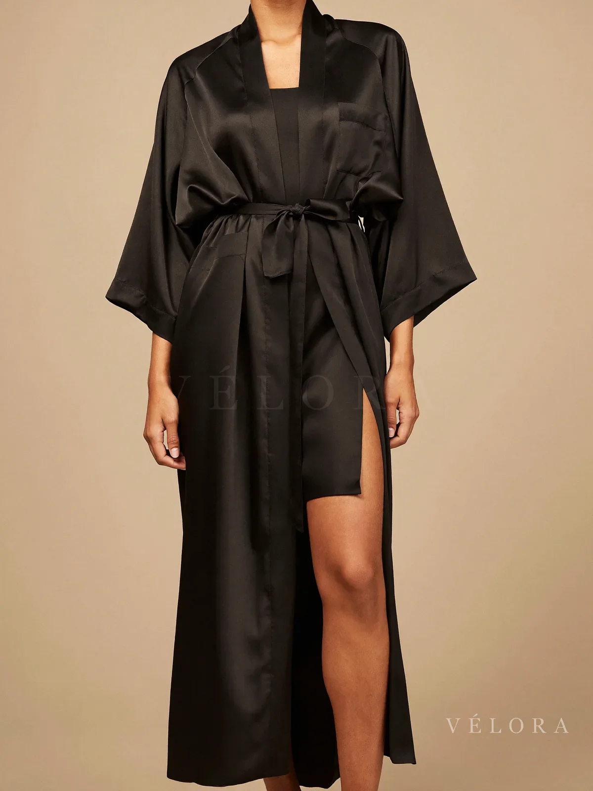 Saten Kimono & Gecelik Seti